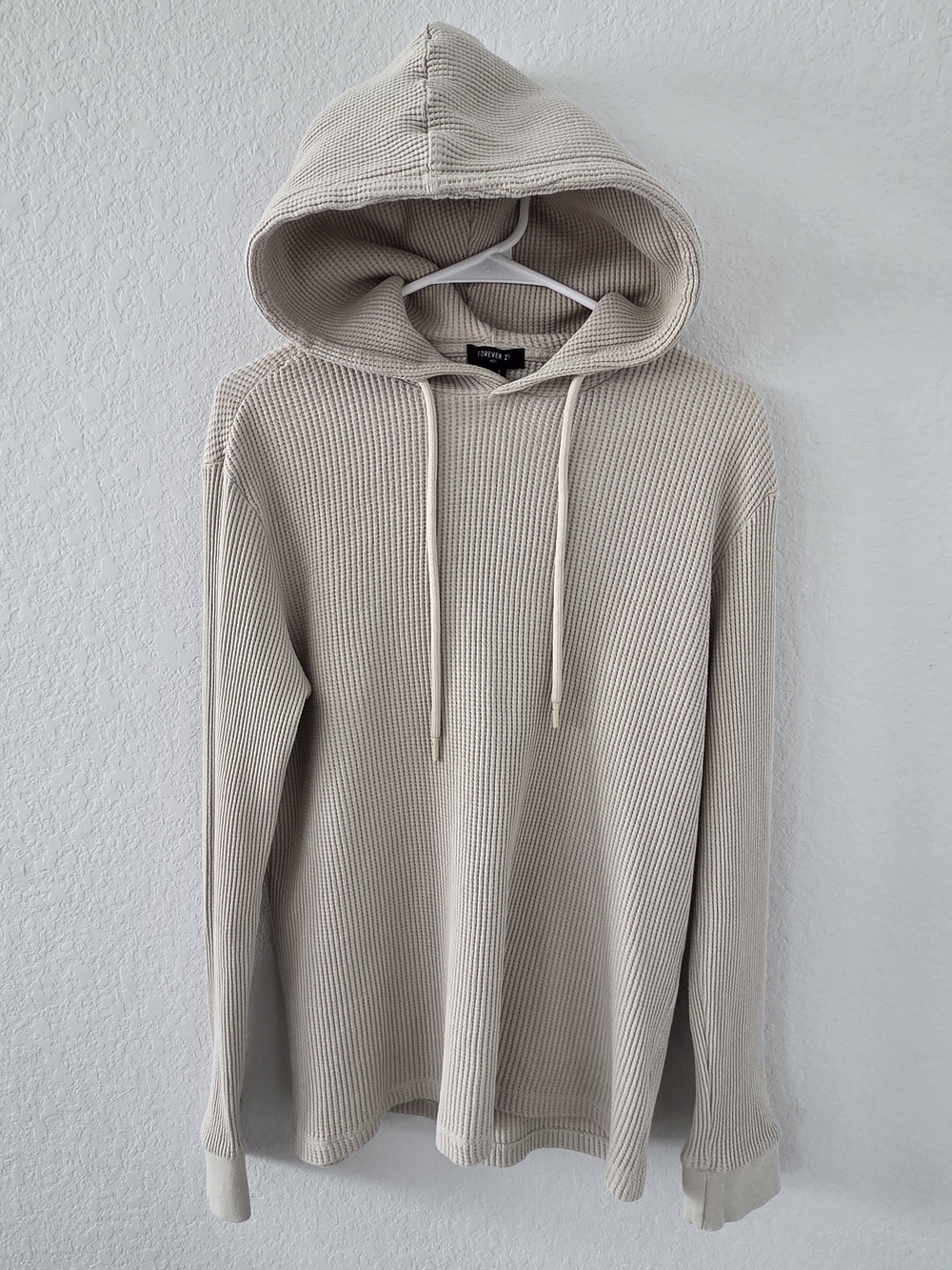 Forever 21 Men's waffle-knit hoodie Small